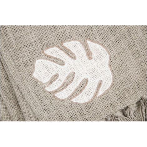 Plaid a franges Collection Brodé (1/4)
