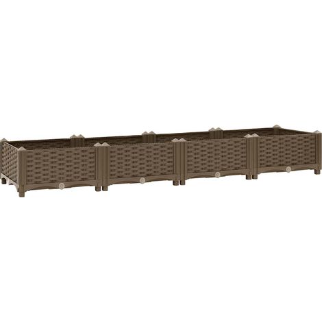 Maison Exclusive - Hochbeet 160x40x23 cm Polypropylen