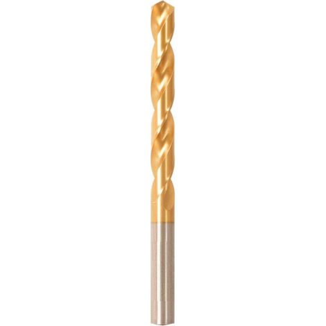 Broca Espiral DIN 338 TiN, Ø h8 : 3,20 mm, longitud total 65 mm