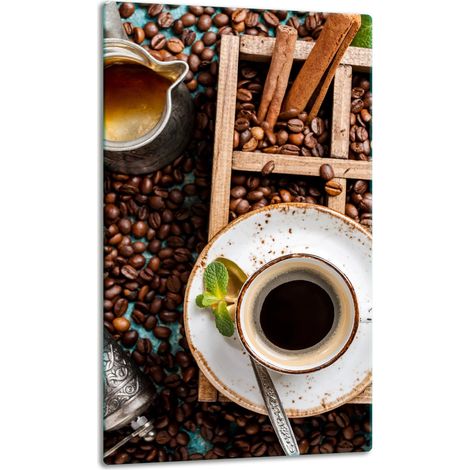 TABLERO DE MESA DE PANEL DE CRISTAL 30x52 CAFÉ (1/5)