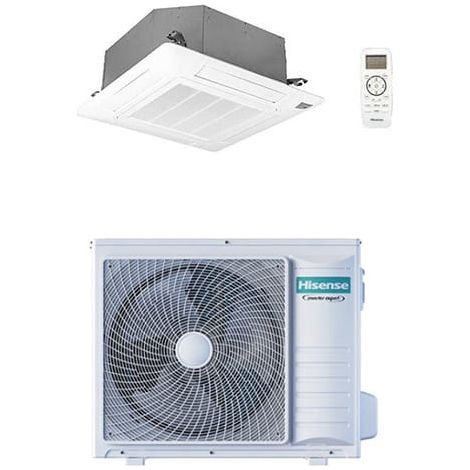 Klimaanlage Hisense Round-Flow Kassette Super R32 Serie 36000 BTU AUC105UR4RKC8 INVERTER Klasse A++/A+