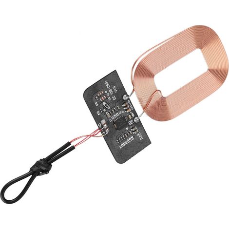 Module récepteur de charge sans fil Qi à monter soi-même, bobine réceptrice, circuit imprimé 5 V 1 A