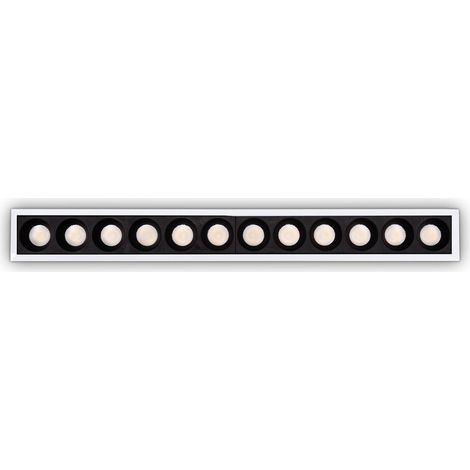 Ideal Lux LIKA Spot LED encastrable 10 W 12x Blanc 3000 K