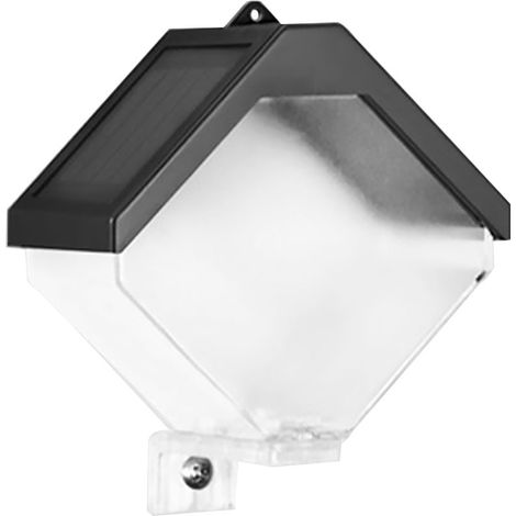 Lampe Solaire Murale - Étanche IP65 - 0,6 W - 10 x 10 x 6 cm - Pour Couloir Terrasse Jardin - 1 Pièce (1/5)