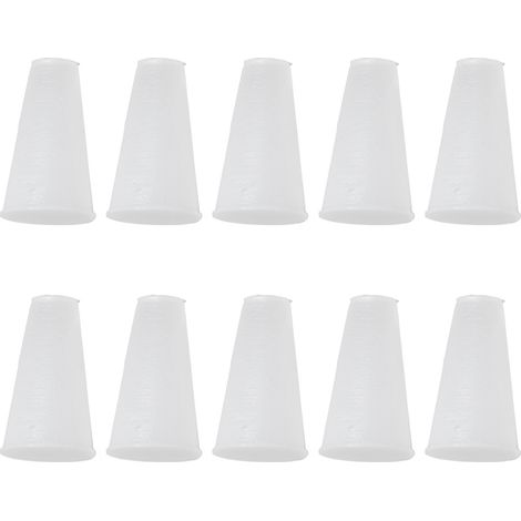 Bouchons coniques en silicone haute température, résistants à la chaleur, lot de 50 pièces, embouts effilés pour étanchéité et protection. (1/5)