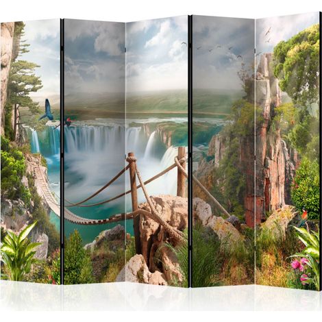 Paravent 5 Volets "Hidden Paradise" 172x225cm (1/2)