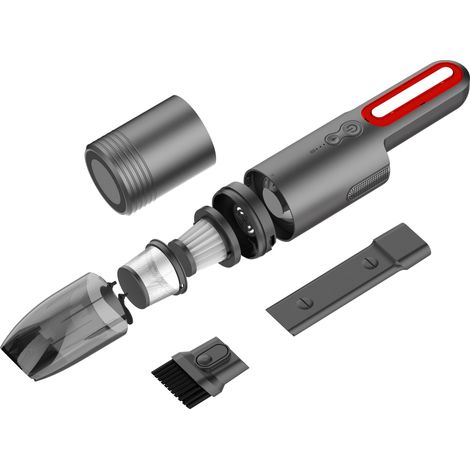 Aspirateur à main pour la voiture, rechargeable, avec LED (1/5)