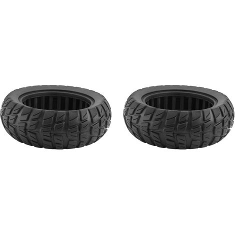 2pièces 10 Pouces 70/65-6.5 Pneu Solide Pneu Universel Scooter ÉLectrique Remplacement en Caoutchouc (1/5)