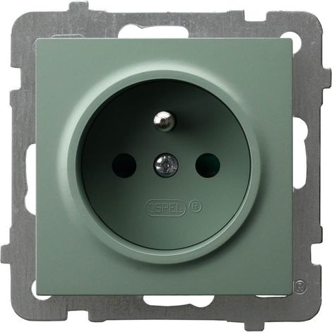 Toma eléctrica Ospel gp-1gz/m/84 16A empotrable