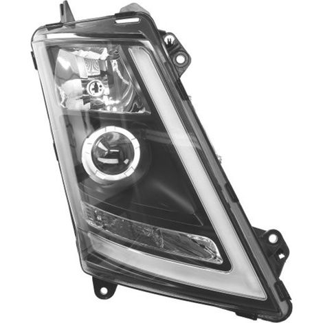 PROIETTORE DESTRO MANUALE XENO BASE NERA SENZA LAMPADINA (D1S-H1-LED) - VOLVO - FH4 - 22239248 - 21221145