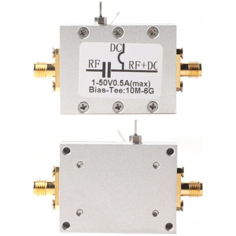 BUNTHAUS 1 pièces 10 MHz-6 GHz biais Tee 10 MHz-6 GHz large bande radiofréquence micro-ondes polarisation coaxiale (1/5)
