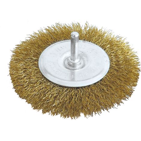 Utilia SPAZZOLA CIRCOLARE gambo mm.6  Ø mm. 75 10.00 pz