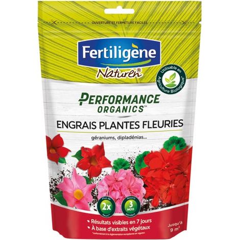 Engrais Plantes Fleuries Géraniums, Dipladénias 800g /nc - Fertiligene