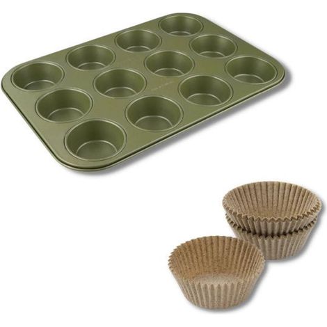 Zenker Green Vision Muffinblech Edelstahl 12 Fächer (1/5)