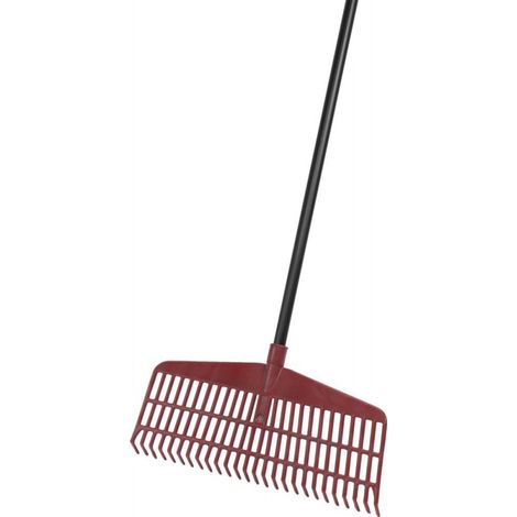 Escoba para hojas y césped S 26 dientes con algunos