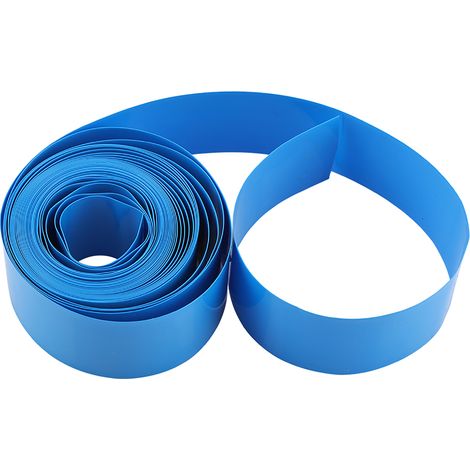 Gaine thermorétractable en PVC pour batteries 18650/18500, diamètre 30 mm, diamètre 18,5 mm, longueur 5 m (1/5)
