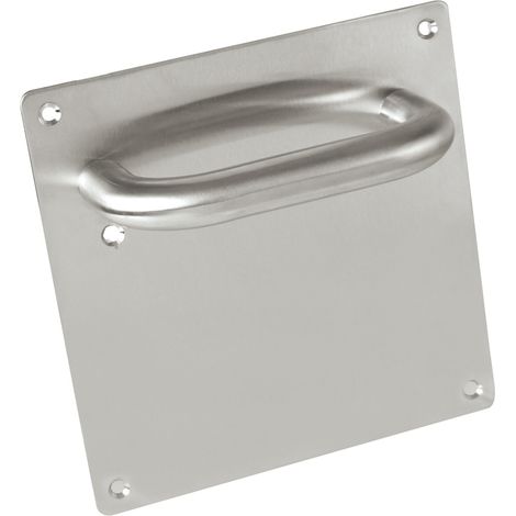Manillon En Placa De 170X170 mm Inox   - HERA - Manillón Placa Cuadrada - Design by Selec D&D (1/3)