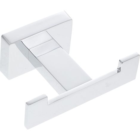 Patère décorative - inox, pour salle de bain/verre/carrelage (1/5)