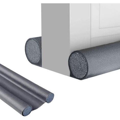 1 Boudin Isolant, Similicuir Réglable 32-94 Cm, Mousse 6 Tubes, Isolation Acoustique, Pour Portes Et Fenêtres (1/5)