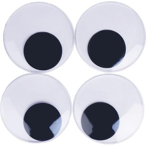 4 riesige 7,6 cm große Augen mit Aufklebern (1/5)