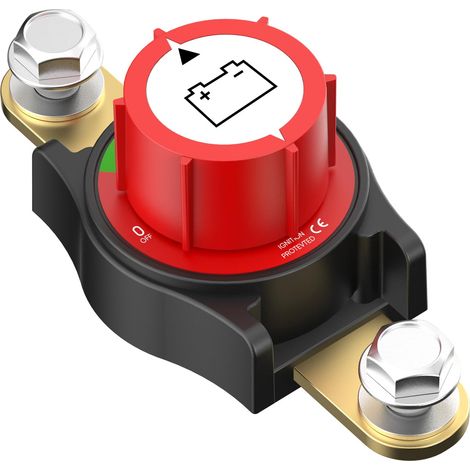 Hochleistungs-Batterietrennschalter mit seitlichem Anschluss, 12-48V Ein/Aus, für Autos, Fahrzeuge, Wohnmobile und Boote (1/5)