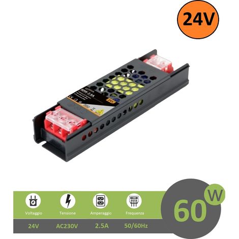 Alimentatore Trasformatore 24v 60w 2.5a 220v FHYLA60W24V (1/4)