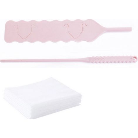 Spazzola per la polvere, robusto manico in plastica, scorrevole, facile da installare, set per la polvere ampiamente utilizzato in casa, auto e ufficio. (1/5)