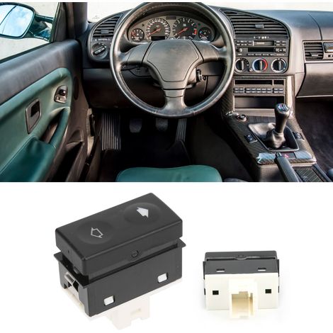 Interrupteur de vitre électrique 61311387388 pour BMW E36 328i Cabriolet M52 manuel BK73 (1/5)