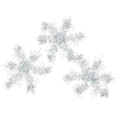 40 paquets de flocons de neige de Noël de 11 cm, décorations créatives en forme de flocons de neige (3 pièces par paquet)-11cm (1/2)
