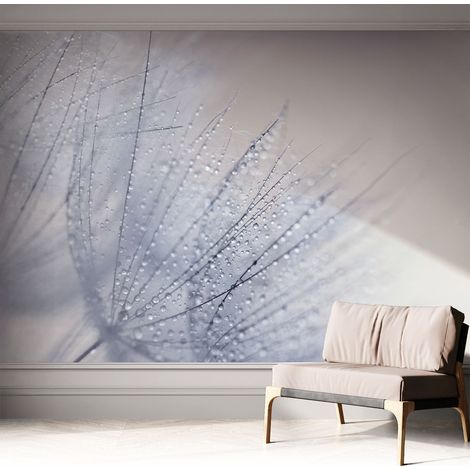 Selbstklebend Tapete - abwaschbar - Arbeitszimmer - Esszimmer- Top Qualität Bespritzter Löwenzahn 312x219 cm (1/5)