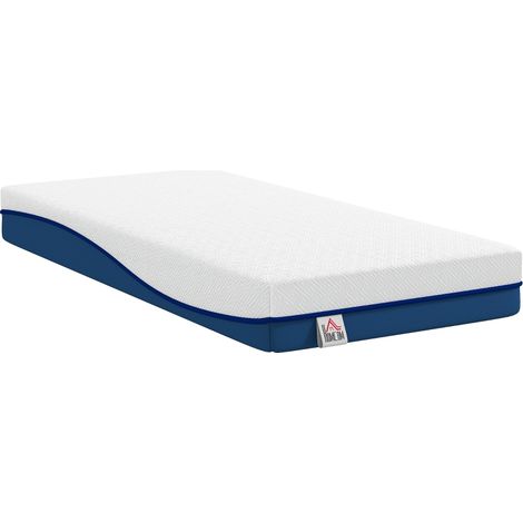 Matelas 90x190cm, matelas 1 personnes, mousse à mémoire de forme au thé vert, housse amovible lavable, fermeté moyenne (1/5)