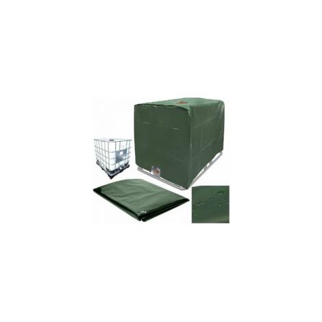 Telo di copertura per serbatoio d'acqua IBC da 1000 litri, impermeabile, antipolvere, resistente ai raggi UV, in tessuto Oxford, 120 x 100 x 116 cm - Crezuo