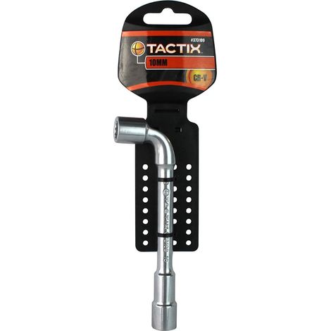 TACTIX - CHIAVE A PIPA CON DOPPIA ESTREMITA' - MISURA 10MM