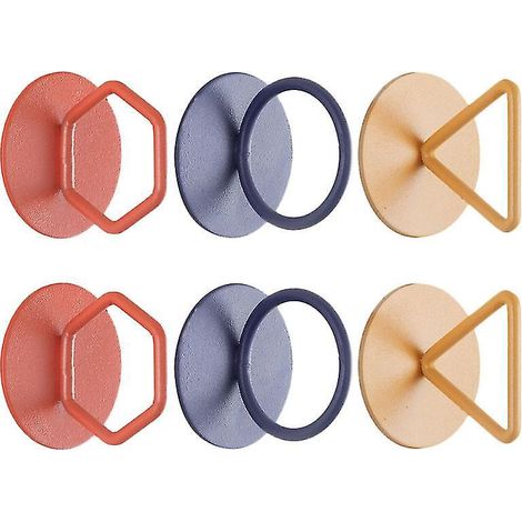 Lot de 6 boutons de traction sans perçage (1/3)