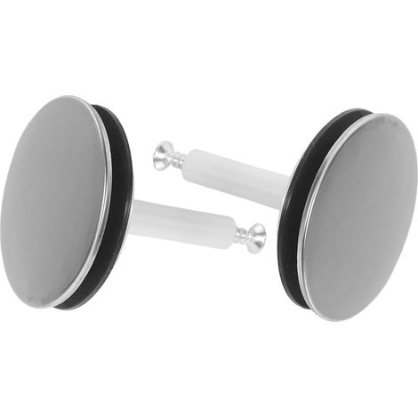 2 bouchons de lavabo, cuivre/plastique, pour vasque et bonde (1/5)