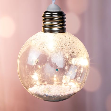 3 Stück LED Glühbirne Ø8cm warmweiß-M54353-3 (1/3)