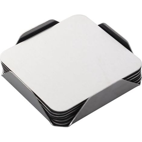 Rutschfeste Tischsets aus Edelstahl – 6er-Set