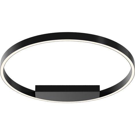 Plafoniera ring LED tonda nero/bianco 35W RIM Maytoni (1/2)