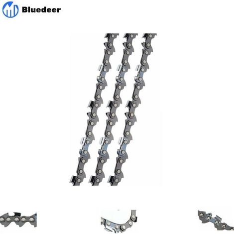 Aiperq – Lot de 3 chaînes de tronçonneuse 3/8'LP 52 maillons 1,1mm 35cm – Faible rebond – Compatible Bosch AKE 35, Einhell, Husqvarna, Makita - AKE 35 S AKE (1/5)