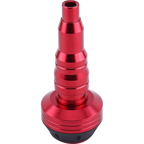 CNC-gefräster Motorrad-Sturzschutz aus Aluminiumlegierung, rote Auspuffrahmenkappe mit Sturzschutz, stoßfester Kipphebelschutz (1/5)