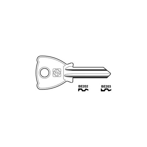 CHIAVI PER CILINDRI BETA 5 SPINE GRANDI- - BE202 DX - 20 pezzi SILCA