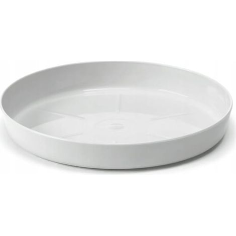 Platillo gris claro para maceta 23,4x3,4 cm Plástico