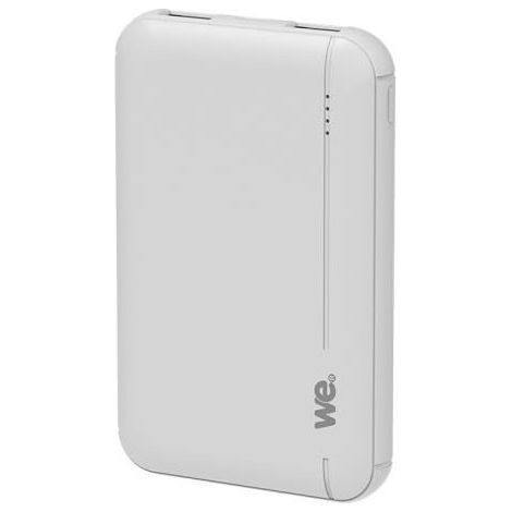 Batterie de secours 2 USB-A - 5000mAh / Blanc (1/3)