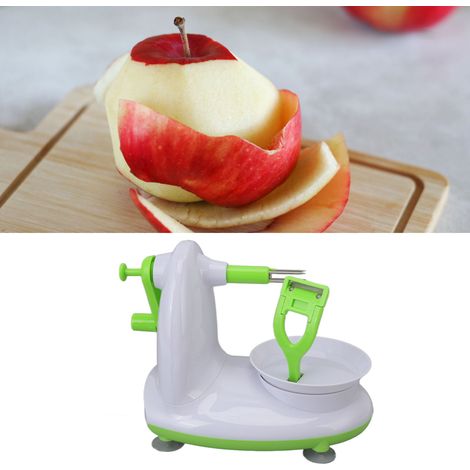 Éplucheur à pommes, éplucheur à fruits automatique à manivelle, éplucheur multifonctionnel, éplucheur, grattoir, modèle standard (1/5)