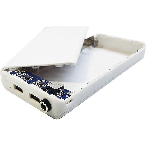 Sortie USB fixe 9V/12V pour boîtier d'alimentation avec 7x18650 batteries, chargeur de secours. (1/4)
