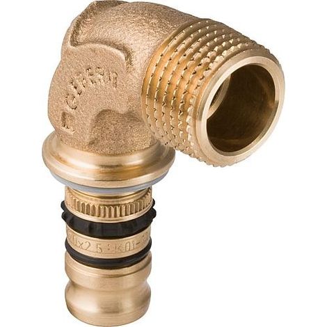 Geberit 606255005 Coudé de transition Mepla 90° avec filetage mâle