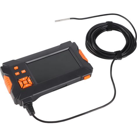 Caméra d'inspection P130 écran LCD 4,3 pouces câble 5m rotation 360° objectif 3,9mm vidéoscope pour entretien mécanique (1/5)