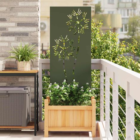Teenpull – Garten Sichtschutz-Leinwand Olivgrün 50 x 140 cm (1/5)