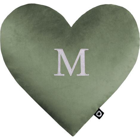 Coussin en velours VE2243 Cœur de sauge