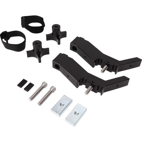 Kit de support de montage de cric de levage pour plateau de chargement, en alliage d'aluminium noir TTBM 100, remplacement pour Tacoma 2005-2021 (1/5)